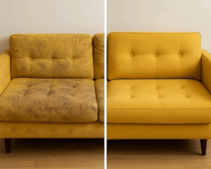 Clean Sofa in cozy living room