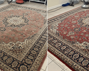 Oriental Rug Cleaning Before and After
