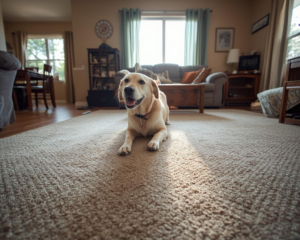 Pet stains carpet cleaning